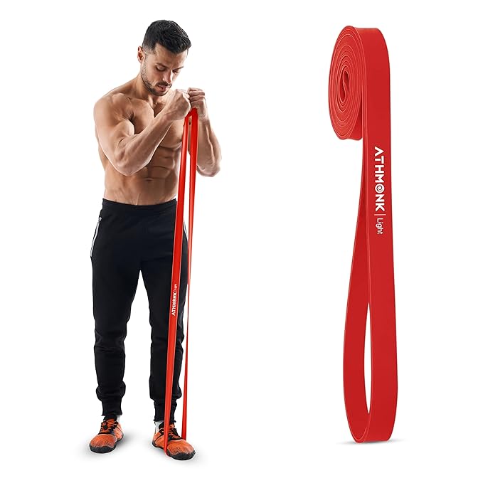 Athmonk Resistance Bands for Workout - Power Loop Exercise Band - Stretch Bands for Workout - Pull Up Band