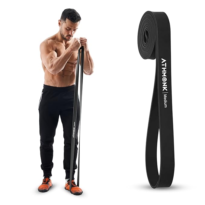 Athmonk Resistance Bands for Workout - Power Loop Exercise Band - Stretch Bands for Workout - Pull Up Band