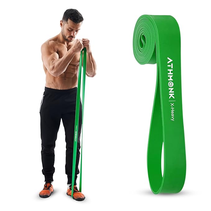Athmonk Resistance Bands for Workout - Power Loop Exercise Band - Stretch Bands for Workout - Pull Up Band