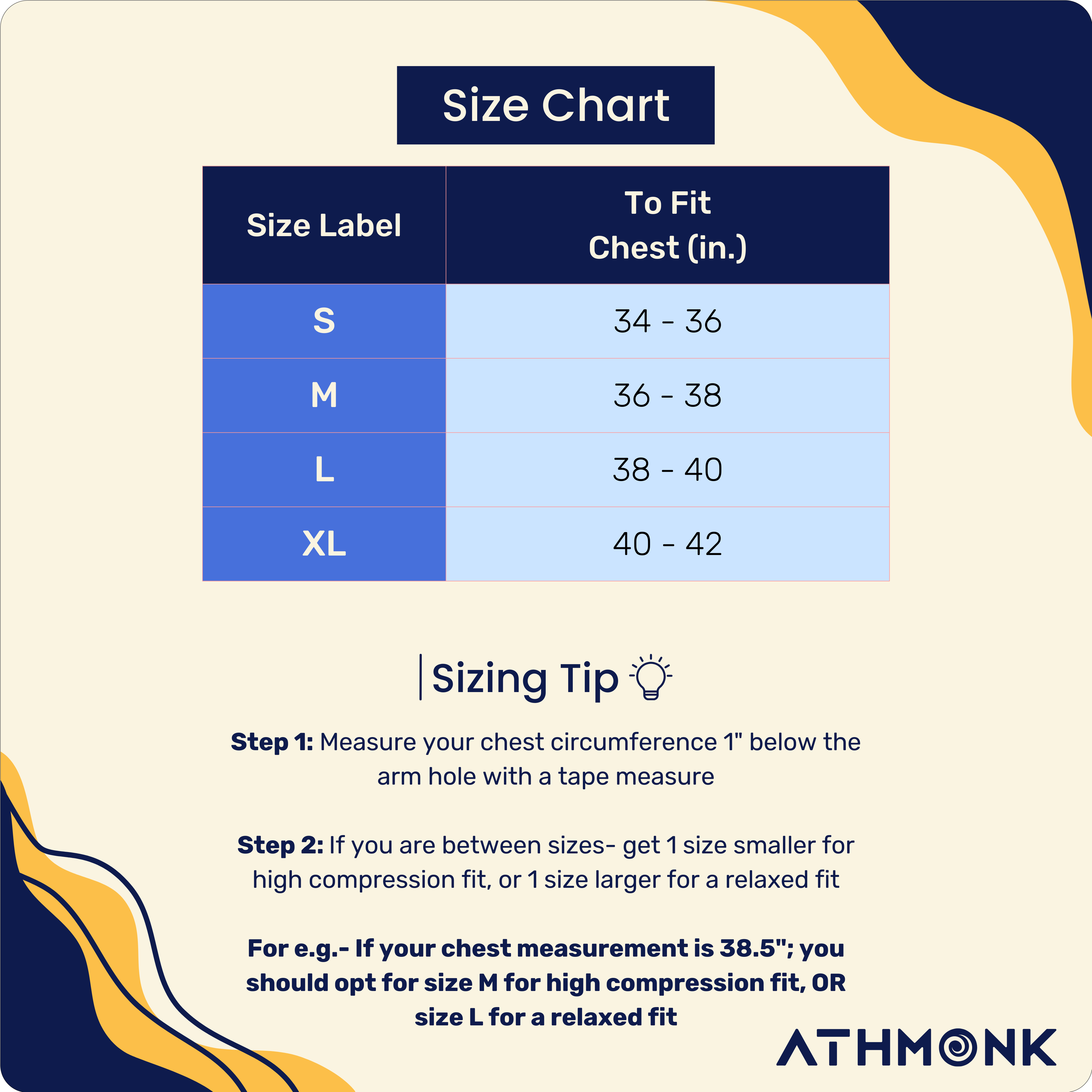 Athmonk Compression T-Shirt Vest Upper Body Shaper for Men Boys Branded - 4-Way Stretch Lycra Fabric - Workout Gym Cricket Running Football Sports Training - Keep Dry Tight Skin Fit - Round Neck