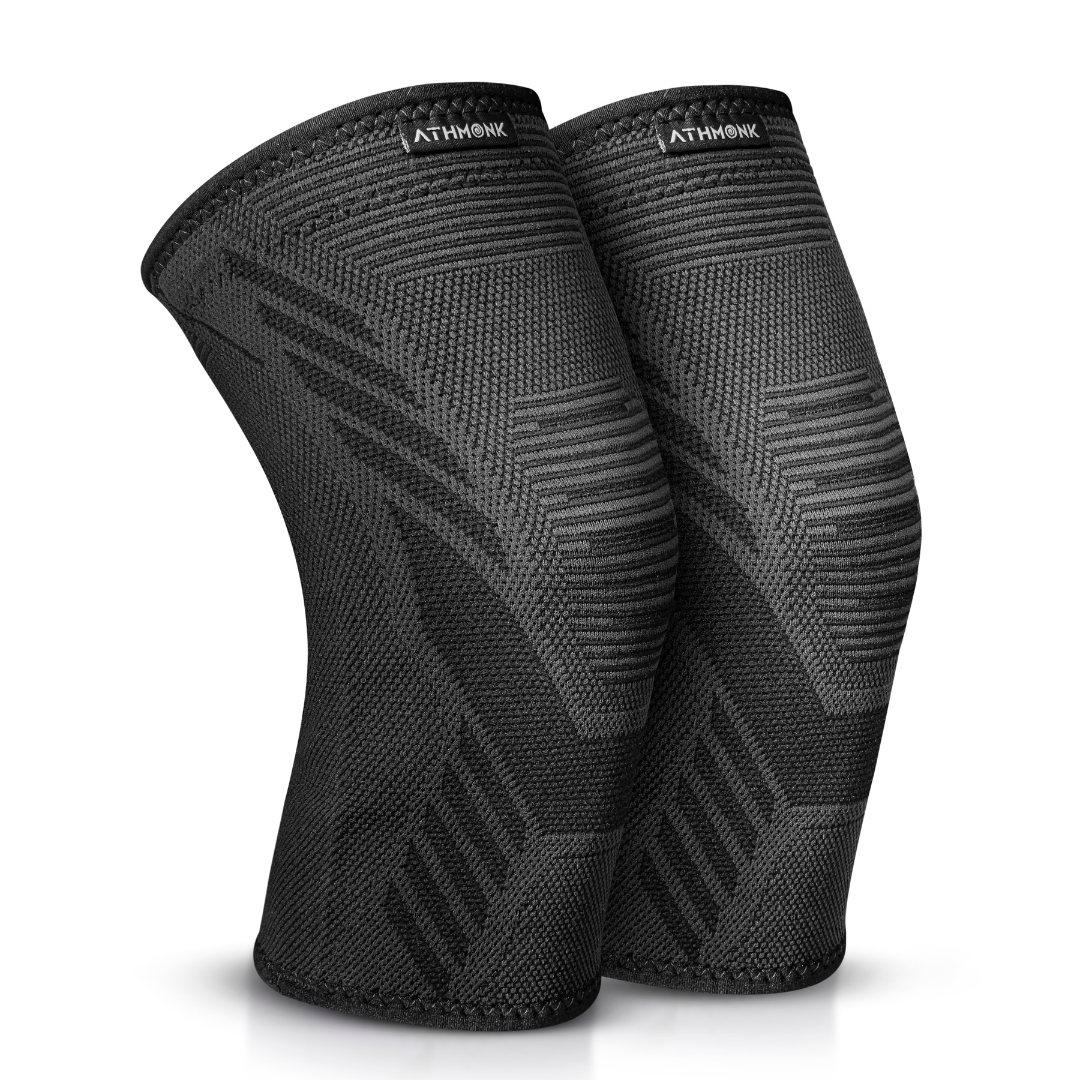 Athmonk 3D Knit Compression Knee Caps For Women & Men